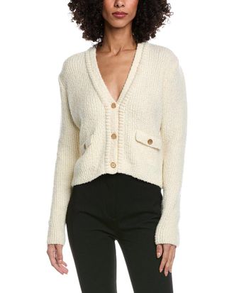 Frame Denim Frame Cropped Wool-Blend Cardigan