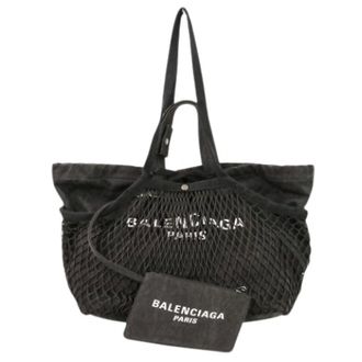 Balenciaga Pre-owned Tote Bags, female, Black, Size: ONE SIZE Pre-owned Vintage Tote Bag
