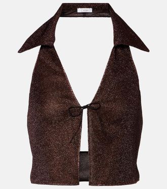 Os&eacute;ree Lumiere crop top