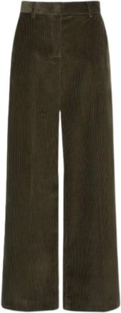 Max Mara Tania Trousers - Trousers - Mujer - Verde - 3XS