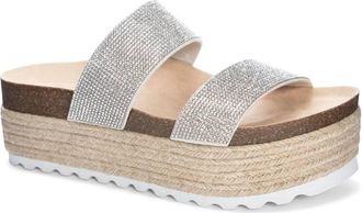 Dirty Laundry Womens Preach Sandals In Silver