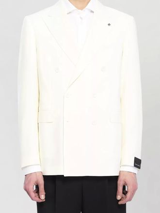 Tagliatore virgin wool double-breasted suit jacket