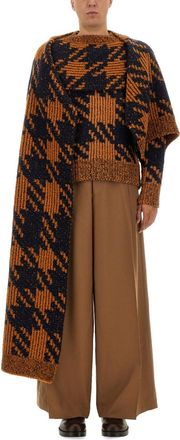 Dries Van Noten Wool and Alpaca Blend Scarf - Multicolor