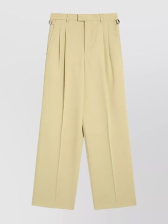 Ami wool trousers wide pleated design