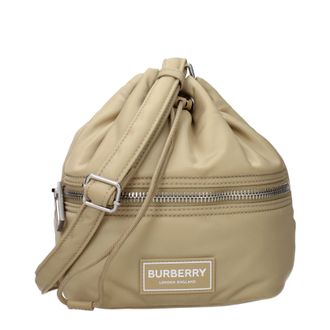 Burberry Damess Ryle Crossbodytas Nylon Beige/Honing