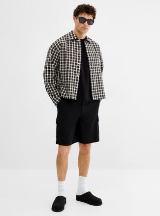 Le 31 Mens Utility cargo Bermuda Shorts Inseam: 10