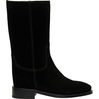 Santoni Suede boot in Black at Nordstrom, Size 5.5