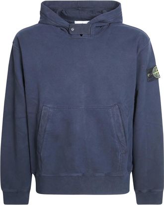 Stone Island Hoodies & sweatvesten, Heren, Blauw, S, Hoodies