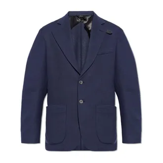 Brioni Hombre, Chaquetas, Azul, Talla: M
