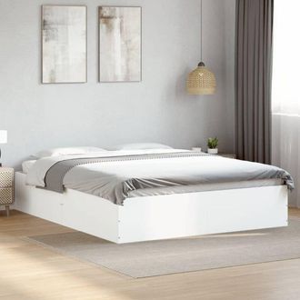 vidaXL Giroletto Bianco 150x200 cm in Legno Multistrato - Vidaxl