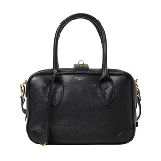 Golden Goose Handbags, female, Black, ONE SIZE, Small Box Bag Top Zip Closure