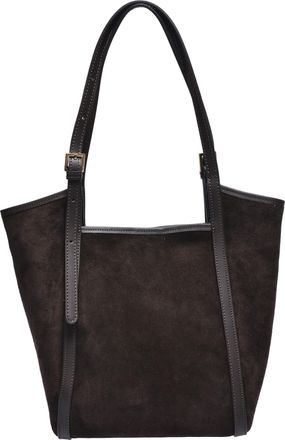 Roberta M Tweekleurig Rundleer Tas
