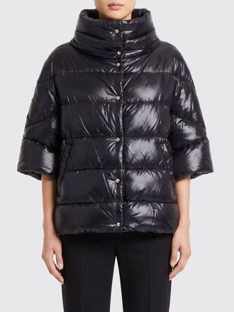 Herno Gilet piumino in nylon idrorepellente con maniche corte e collo a imbuto