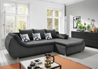 Inosign Ecksofa »Imolaa elegant, Breite 270cm, moderne Sitzsteppung, bequem, L-Form« auch mit Bettfunktion und Bettkasten