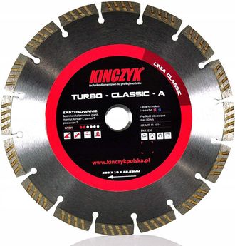 OEM Disco De Diamante Para Cortar Cubos De Hormig&oacute;n Turbo-classic 350x10x20mm Kinczyk