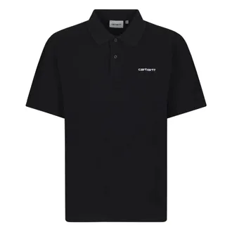Carhartt Work in Progress SS Polo - male - Carhartt Wip - Polo Shirts - Black - XS - Tops