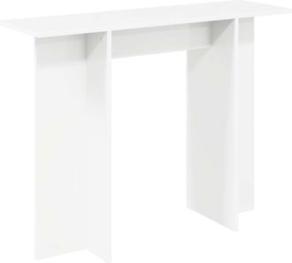 vidaXL Mesa Consola Blanco 100 X 30 X 75 Cm Madera De Ingenier&iacute;a Vidaxl