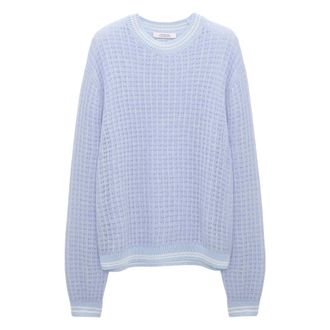 Dorothee Schumacher Airy Softness trui - Dames - Ronde hals truien - Paars - XL - Truien & Vesten