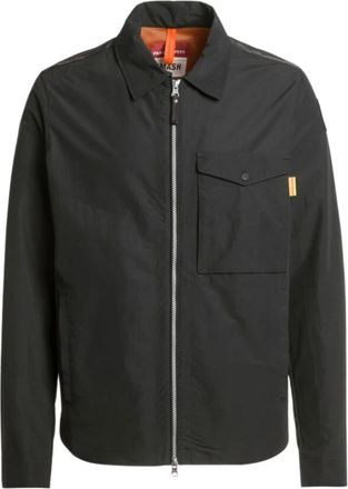 Parajumpers Jassen, Heren, Zwart, L, Katoen, Rayner Overshirt