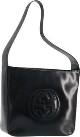 Gucci Pre-owned Shoulder Bags, female, Black, Size: ONE SIZE Pre-owned Vintage Shoulder Bag