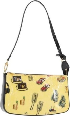 Louis Vuitton Pre-owned Shoulder Bags, female, Yellow, Size: ONE SIZE Pre-owned Canvas Shoulder Bag