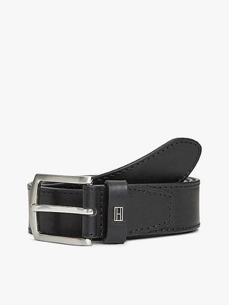 Tommy Hilfiger Denton Square Buckle Leather Belt