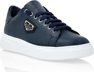 Philipp Plein Lo-Top Sneakers Iconic Plein Unisex in Darkblue at Nordstrom, Size 46