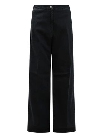 Shaft flare-leg jeans - women - Cotton/Polyester/Spandex/Elastane - 28 - Black