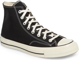 Converse Chuck Taylor 70 High Top Sneaker in Black at Nordstrom, Size 10.5