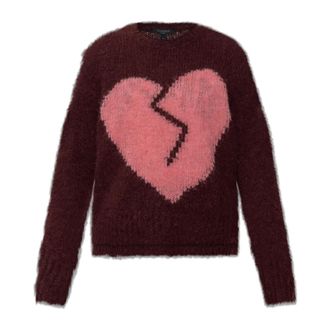AllSaints Round-neck Truien - Dames - Ronde hals truien - Rood - XS - Truien & Vesten
