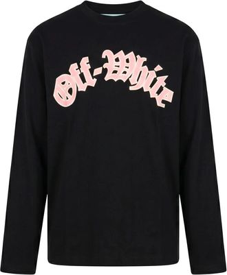 Off-white Camiseta de manga larga - Tops - Hombre - Negro - 2XL