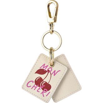 Posh Tech Mirrored Bag Charm for Airtag in White at Nordstrom