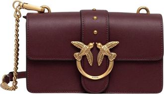 Pinko Pinko, Dames, Tassen, Rood, Maat: ONE Size Leer