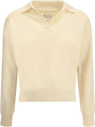 Maison Margiela Donna, Maglie, Beige, L, new