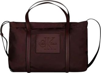 Calvin Klein Shopper Tote - Dames - Shoppers - Rood - ONE Size - Satijn - Tassen