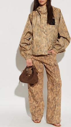 Ganni Cargo Trousers, Womens, Brown