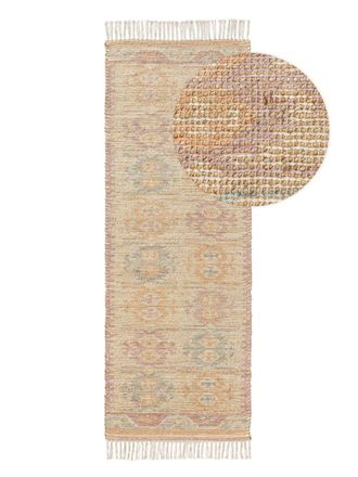 benuta Alfombra de yute multicolor 70x200