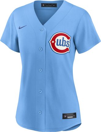 Nike Pete Crow-Armstrong Chicago Cubs Nike Womens MLB Replica Jersey in Blue | RPW60ECZEJ9-81N