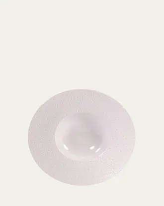 Bernardaud Ecume Large White Rim Soup Plate, 10.6