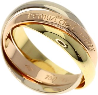 Cartier Yellow Gold (18K) Pink Gold (18K) White Gold (18K) Band Ring (Pre-Owned)