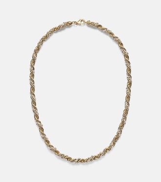 Yvonne L&eacute;on Yvonne L&eacute;on Collana Corde Torsade in oro bianco e 18kt