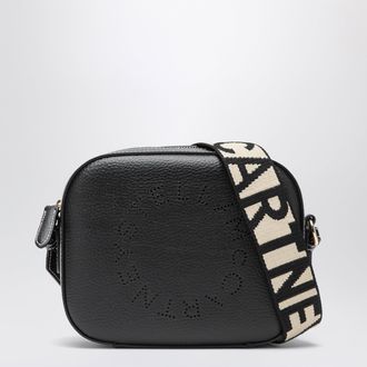 Stella McCartney Black Camera Bag With Perforated Logo
