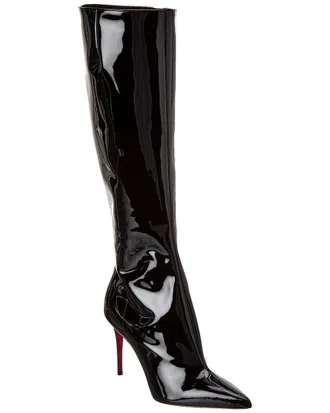 Christian Louboutin Sporty Kate 85 Patent Knee-High Boot