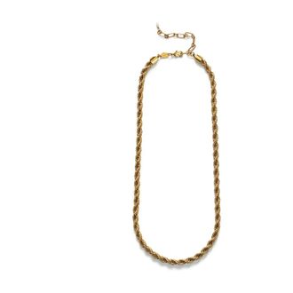 Anni Lu Accessoires, Dames, Geel, ONE Size, Golden Rope Necklace