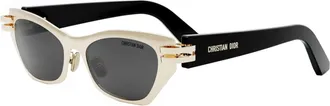 Dior CDIOR B3U Smoke Cat Eye Ladies Sunglasses CD40143U 10A 53