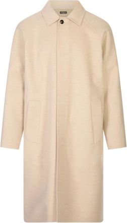 Kiton Soprabito - Heren - Mantel - Beige - L - Jassen