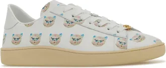 Valentino Garavani Mens Royco Sneaker White Calf Leather