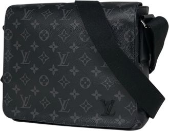 Louis Vuitton Black Noir Monogram Eclipse Shoulder Bag (Pre-Owned)