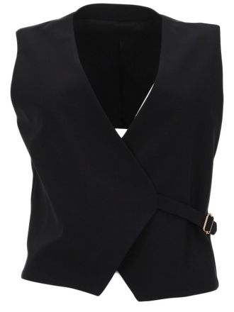 Pantaloni Torino Angela Virgin Wool Wrap Gilet