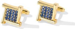 Classicharms Atlas Square Cufflinks in Gold/blue at Nordstrom